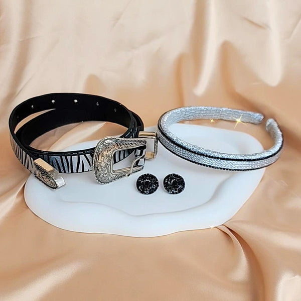 COMBO BLACK AND SILVER
